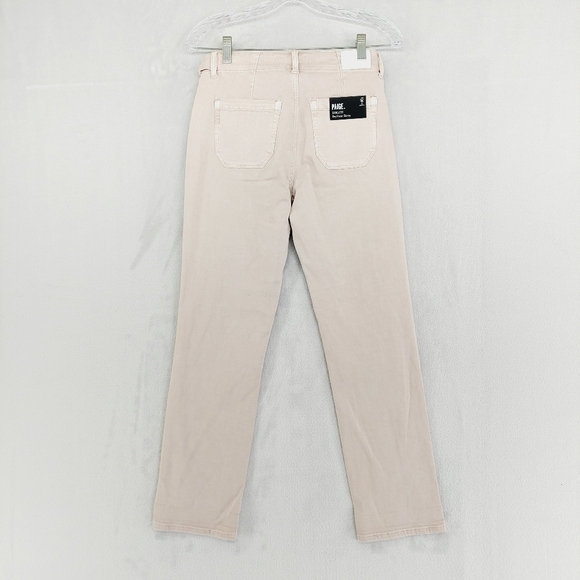 New PAIGE Brigitte Self Tie Angled Pockets in Vintage Eros Rose P3172 - Picture 5 of 11